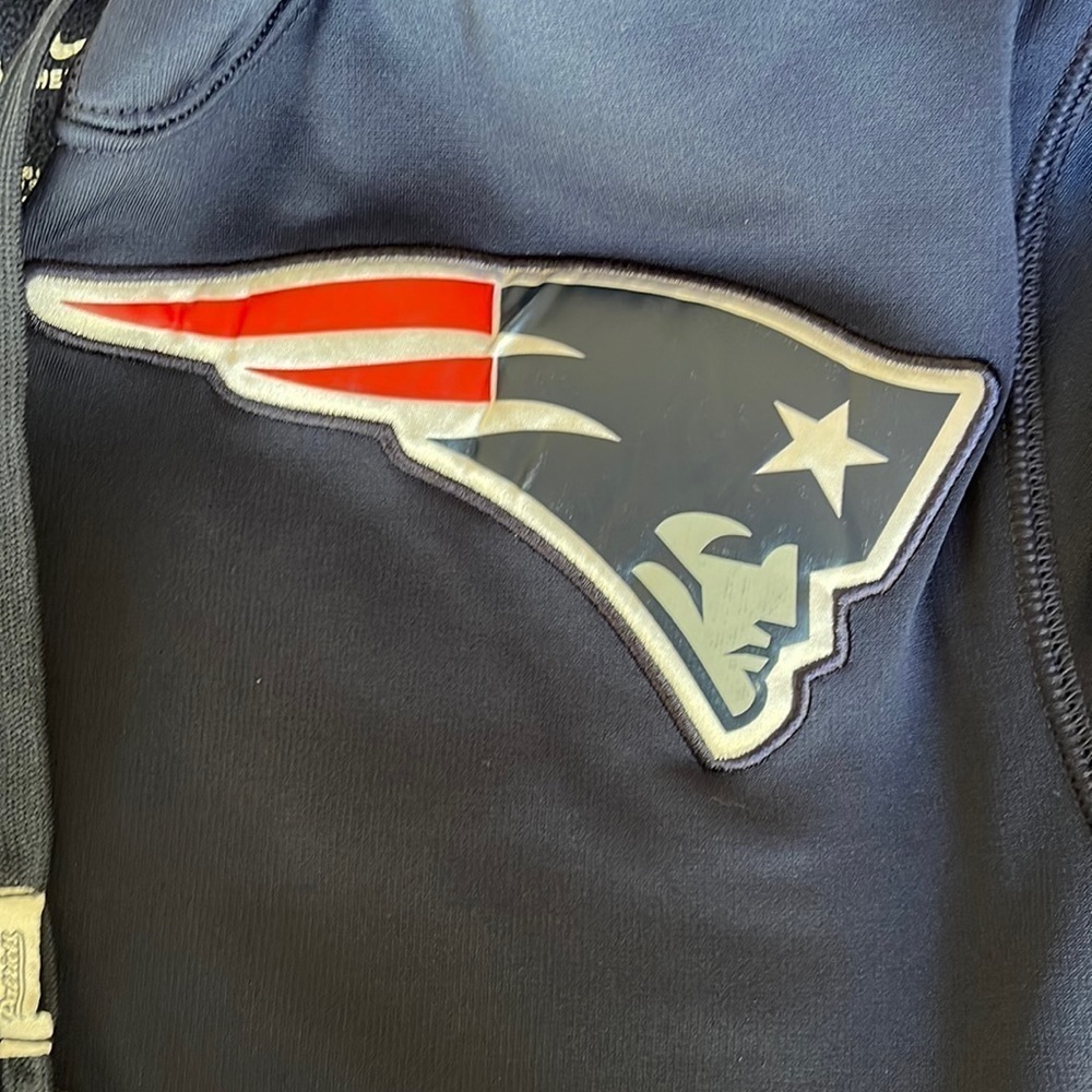Nike Therma Fit On Field apparel Mens Patriots Zip Up Hoodie Size Large - Picture 6 of 8